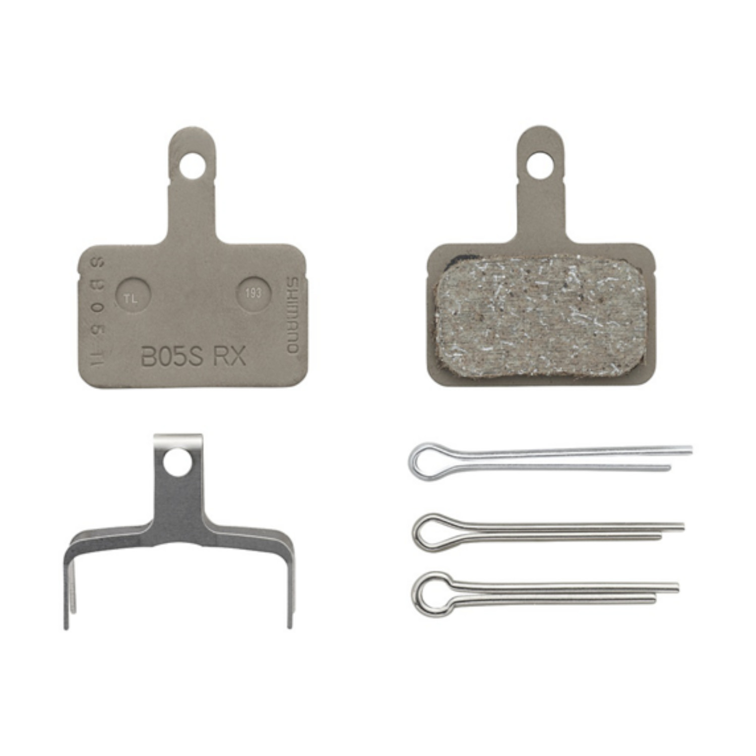 COPPIA PASTIGLIE FRENO IN RESINA B05S